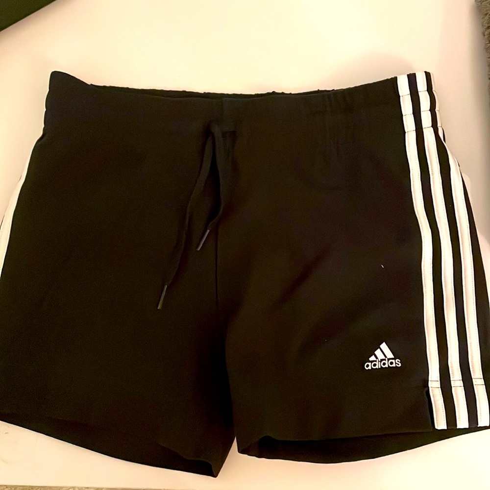 Black addidas shorts